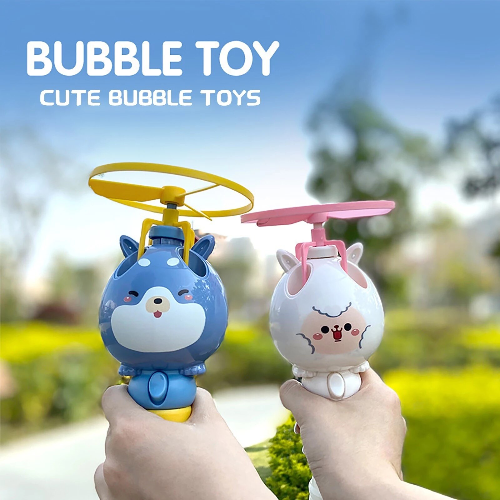 Kids Automatische Gatl Bubble Machine Speelgoed Bad Zomer Zeepwater Plastic Bamboe Libelle Bubble Machine Kinderen Speelgoed Outdoor Air Fly