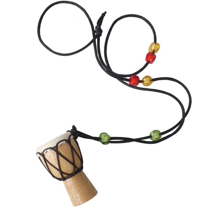 MINI Jambe Drummer For , Djembe Percussion Musical Instrument Necklace African Hand Drum Brand