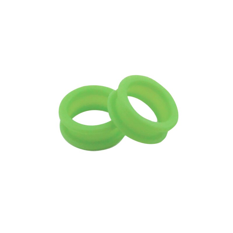 Salon Soft Silica Gel Hair Scissors Silicone Finger Rings Scissors Inserts Groomer Accessories Handle Rings for Barber Shears: Green