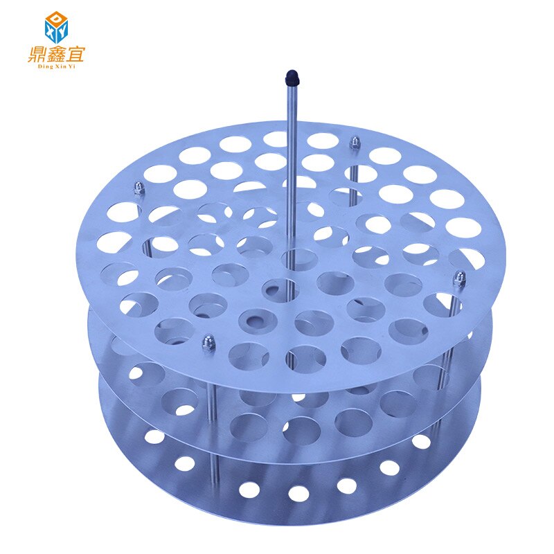 DXY Oil Bath Pot Test Tube Rack Round High Temperature Resistant Test Tube Rack Aluminum Test Tube Cage Iron Wire Cage