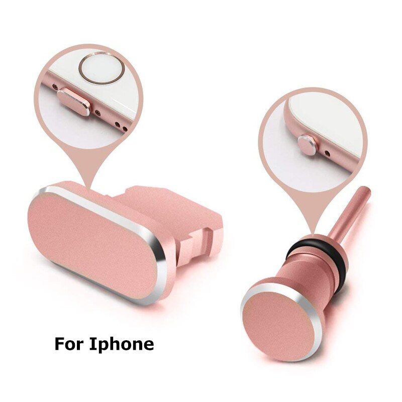 De aluminio USB polvo enchufe de carga de puerto de auriculares Jack protección para Ulefone Mix 2 S8 Pro Power 3 armadura 5 Mix S 3s