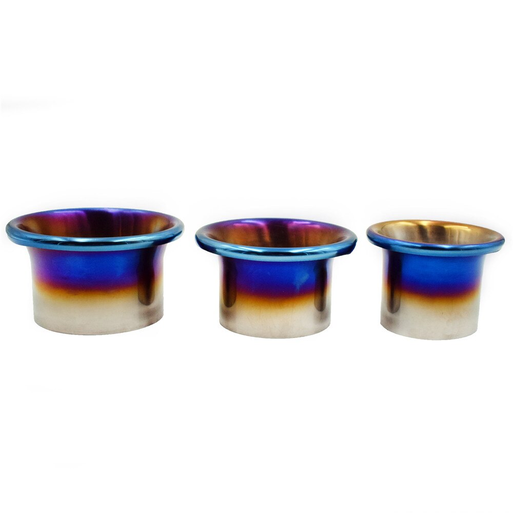 76Mm/89Mm/102Mm Titanium Blue Cold Air Intake Systeem Velocity Stack Kit Turbo Hoorn Trechter kit