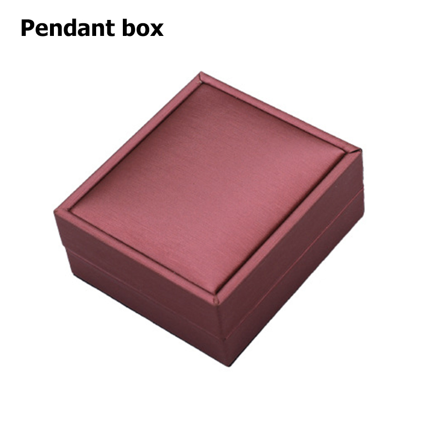 6 Styles Available PU Jewelry Box Suit for Necklace Ring Pendant Bracelet Makeup Table Jewelry Storage Box: Yellow