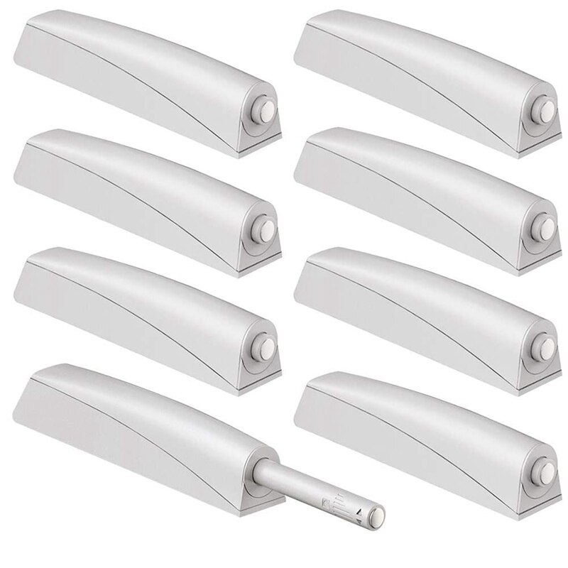 Push Latches for Cabinet 8 Pack Recessed Cabinet Push Open Latch Push Press Latch for Drawer Push Release: Default Title