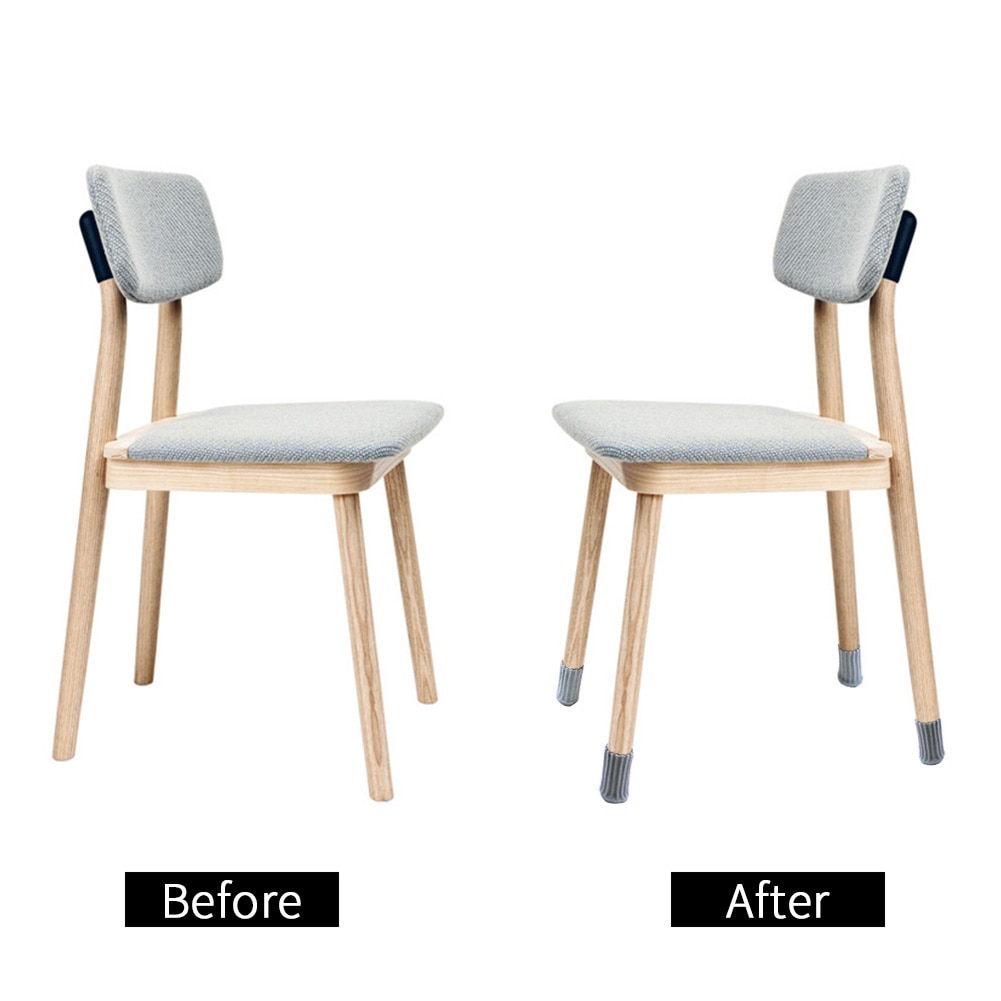 Knitted Table foot Cover Non-slip Chair Foot Cushion Floor Protectors For chair legs with a foot circumference of 2.76-6.69 inch