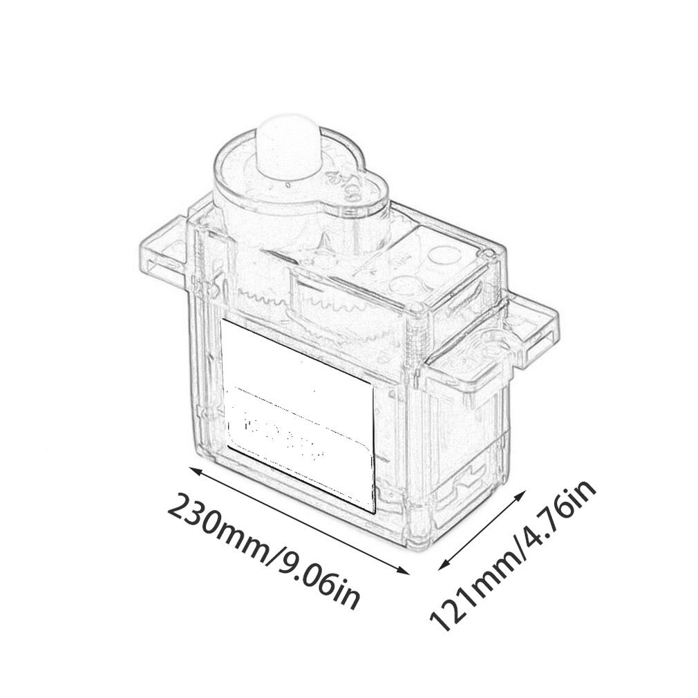 Professionelle C9DLSZ Mini Kontinuierliche Drehung 360 Grad Energie Standard Kunststoff Servo passen Für Roboter