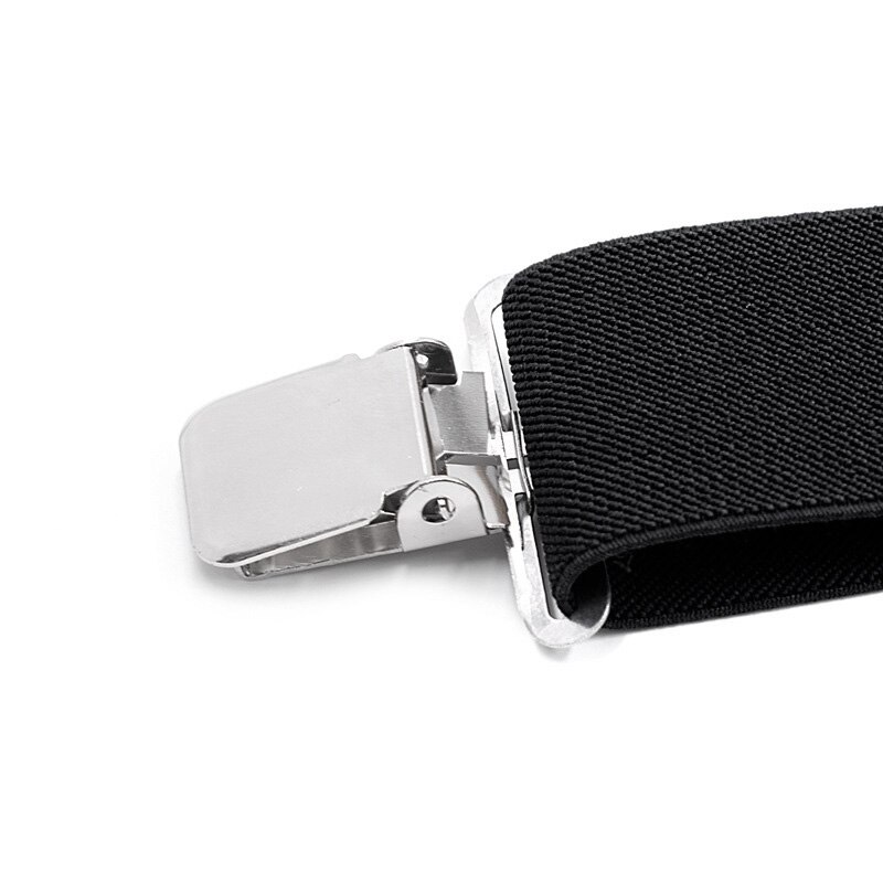 Menn bukseseler seler 50mm brede elastiske justerbare metallklemmer ceinture x form med sterk homme cinturones hombre 1 stk