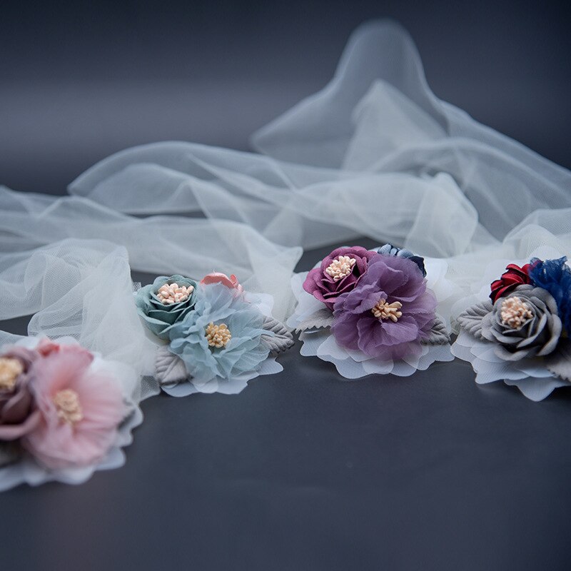 JaneVini-ramillete de flores artificiales para boda, nupcial, flor de muñeca, banda de muñeca de hoja, pulsera de dama de honor de novia, Demoiselle D'honneur