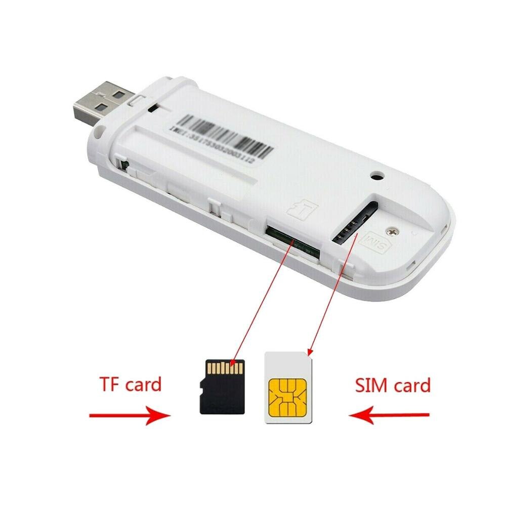 Ulåst 4g lte bil wifi trådløs usb dongle stick bredbånd sim-kort bærbar
