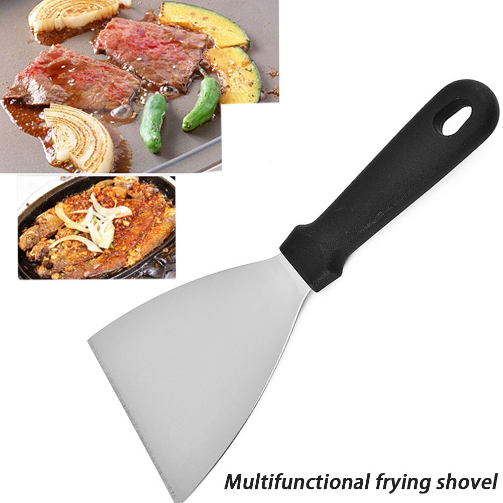 Blade Home Short Handle Cooking Utensils Multifunctional Spatula Stainless Steel Kitchen Ware Pasty Triangular Western Cuisine