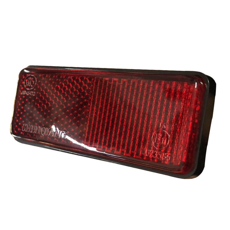 Oblong Red Reflectors Camper Trailer Motorcycle RVs Caravan Automobile Trucks Side Mark Rear/Tail/Signal Parts