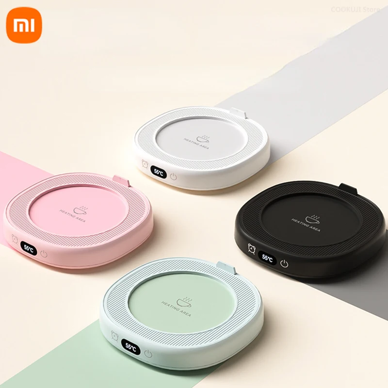 Xiaomi Coffee Mug Cup Warmer Milk Tea Water Cup Heating ElectricTemperature Adjustable Tea Maker Heater Warmer