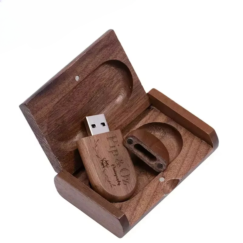 10PCS/Lot Wood USB 3.0 Flash Drive 64GB Pen usb 128GB Pen Drives U Disk 32GB Memory Stick Free LOGO Photography Wedding