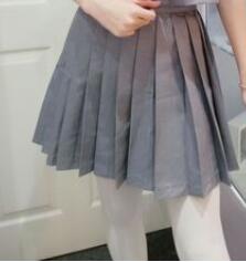 Japanese Style School Uniform Girls Sakura Embroideried Spring High School Women Novelty Sailor Suits Uniforms: only the skirt / XL