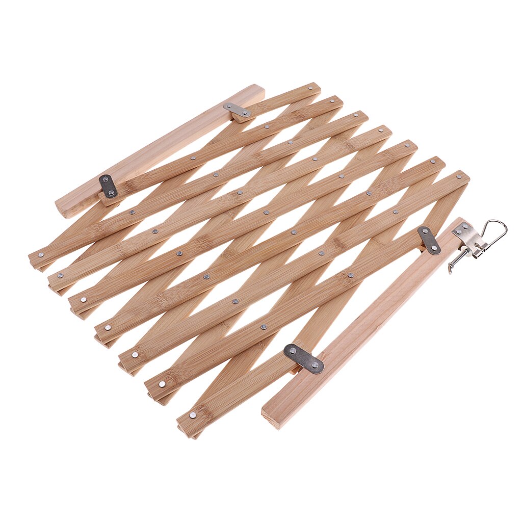 Pet Protection Wood Door Folding Dog Gate Expanding Portable Fence 41x100cm