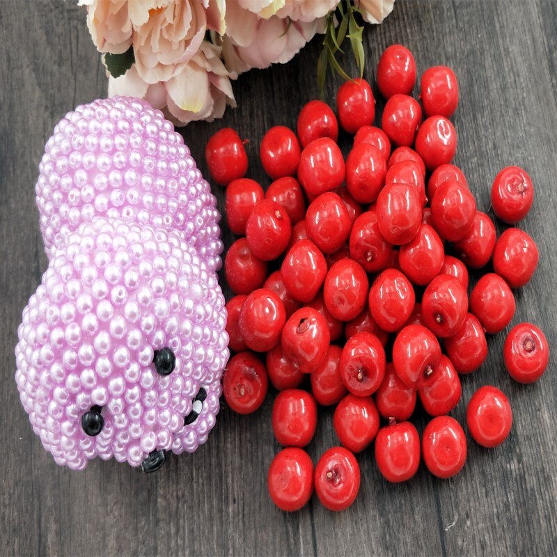 10 stks/packagesolid hars simulatie fruit apple 2mm ambachten maken sieraden diy ontdekkingen kerst poppenhuis