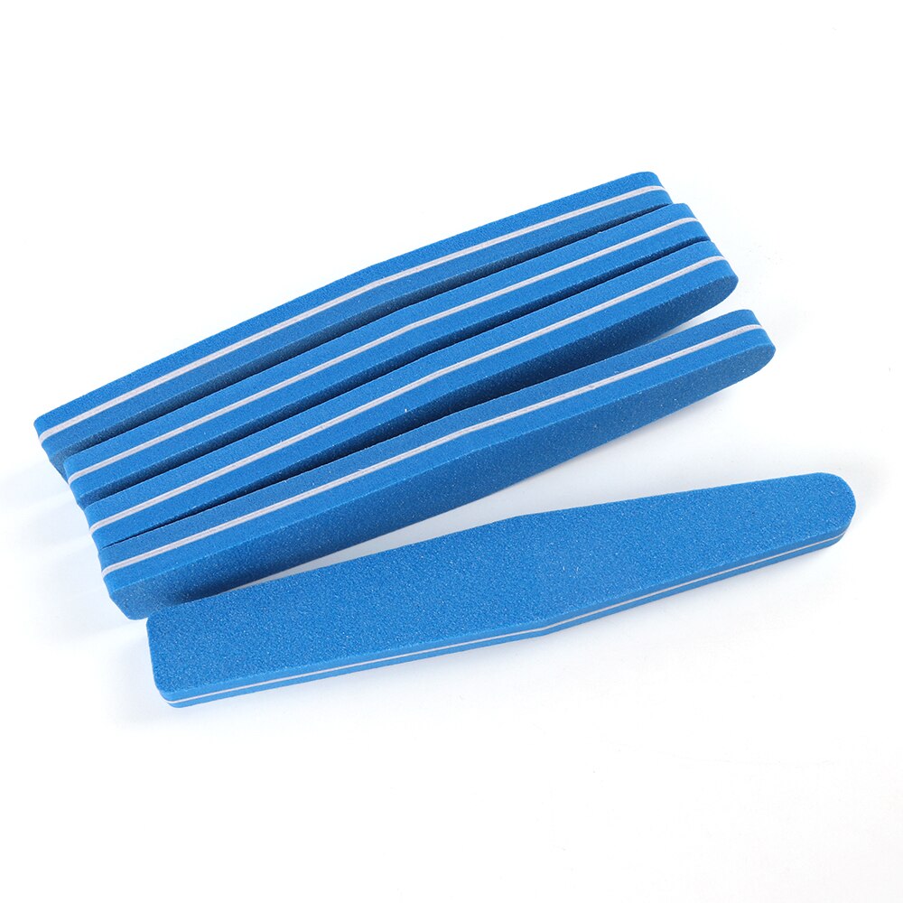 4 Uds limas de esmalte de uñas esponja para lijar 100/180 puntas de espuma amortiguadoras de uñas bloque accesorios de pedicura herramientas de manicura BEA45