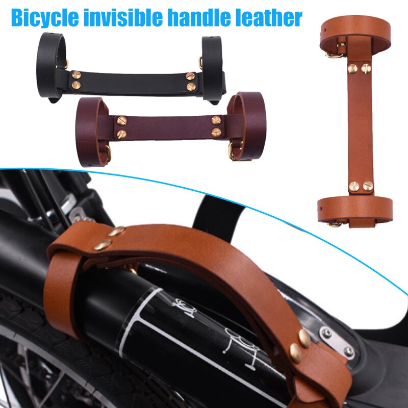 Imitatie Lederen Fiets Handvat Riem Fiets Frame Carrying Lifter Draagriem