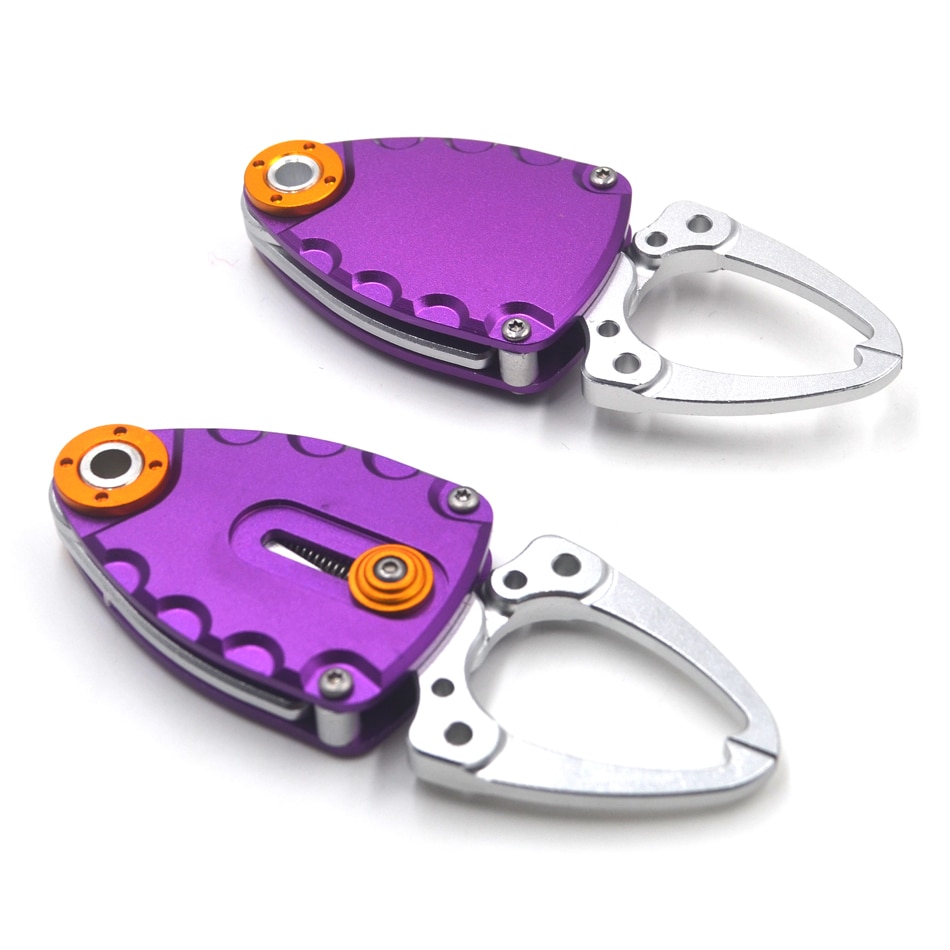 Mnft 1 set compacte mini draagbare vislipgrip met zingers retractor visgereedschap clip