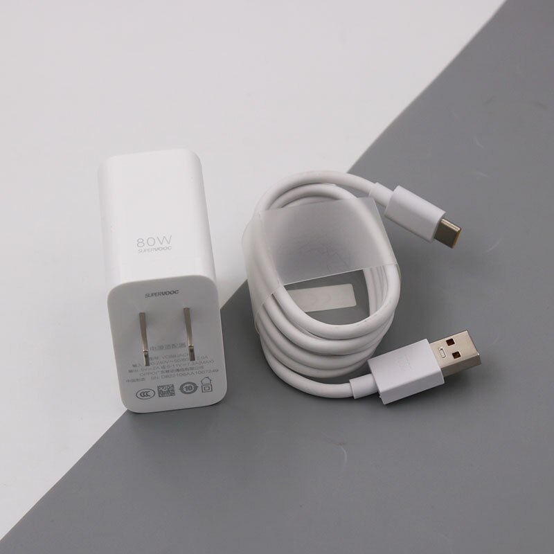 Original Für OPPO 80W SuperVOOC Schnelle Ladegerät Typ C Kabel Für Finden X5Profi X3 RENO7 6 As K9s A96 ONEPLUS 10Profi Realme GT X50M Q3S: uns Ladegerät und Kabel