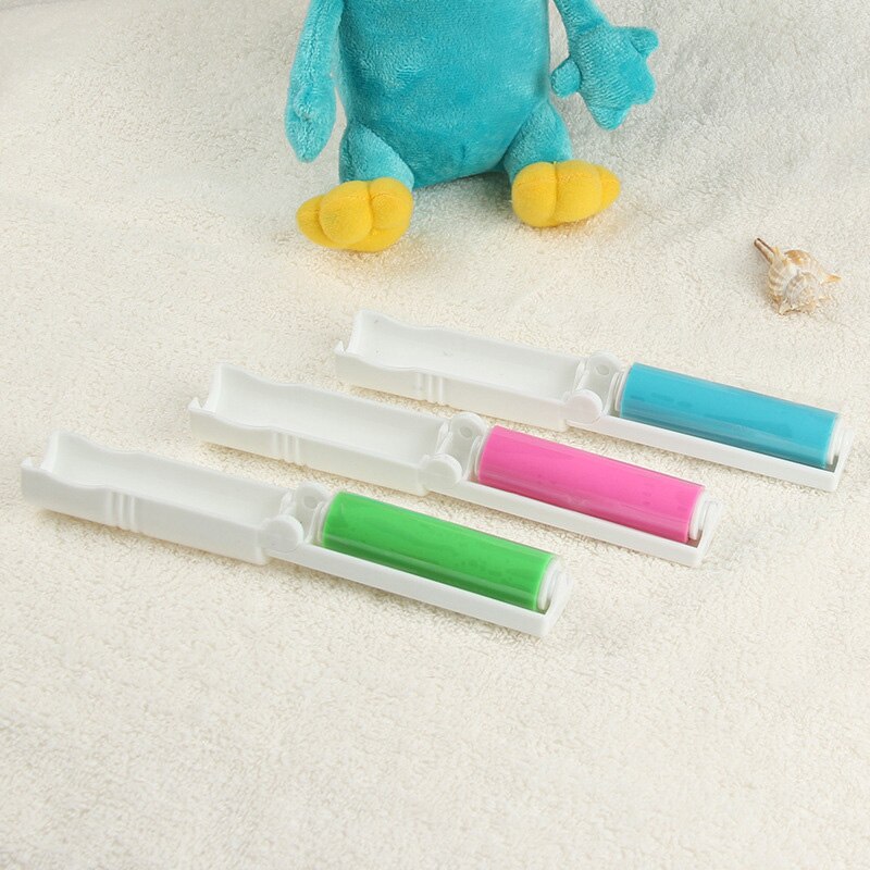 1 Pcs Sticky Hair Remover Brush Carpet Bed Sheet Dust Removal Brush Lint Rollers Washable Clothing Dust Brush With Cover