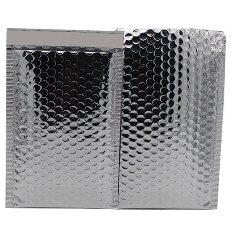 Novel-Bubble Mailing Bags Silver Bubble Mailers Padded Envelopes Multi Function Packaging Metallic Bags