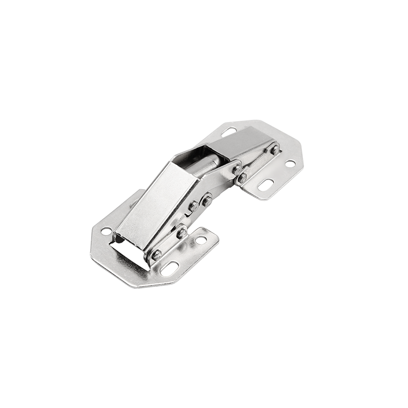 90 Degree Steel Cabinet Hinges No-Drilling Hole Door Close Hinges HoleHydraulic Buffer Hinge Furniture Hardware Accessories: WHITE