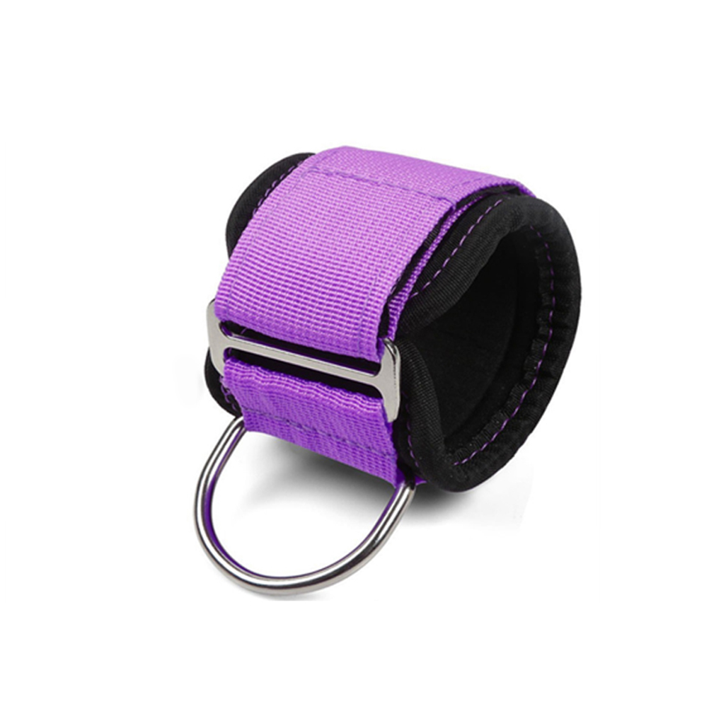 2pcs Purple Ankle Strap Fitness Workout Ankle Support Fixed Strength Training Gym Accessories Ankle Cuffs Legs Sport Gym