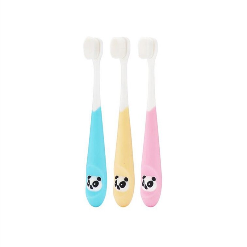 1 pièces enfants brosse à dents dessin animé brosse à dents enfants écologiquement doux cheveux mignon propre dents brossage brosse à dents