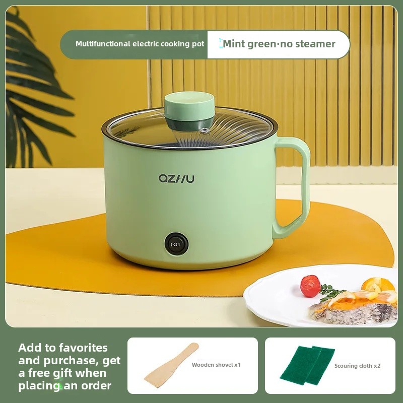 Multifunktionaler Mini-Elektroherd für Höhle Heimgebrauch, Edelstahl, Studentenwohnheim, Schlafzimmer, Kochtopf, kleiner Fritteuse-Topf: verrotten