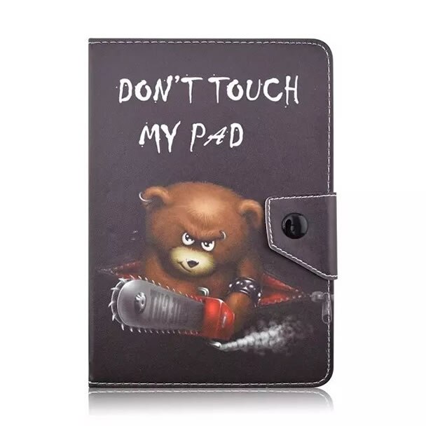 Universal Cartoon Pu Leather Stand Case Cover For Huawei MediaPad M6 M5 T5 M3 M2 T3 T2 T1 10.8" 10.1" 9.6" inch Tablet: Pic 7