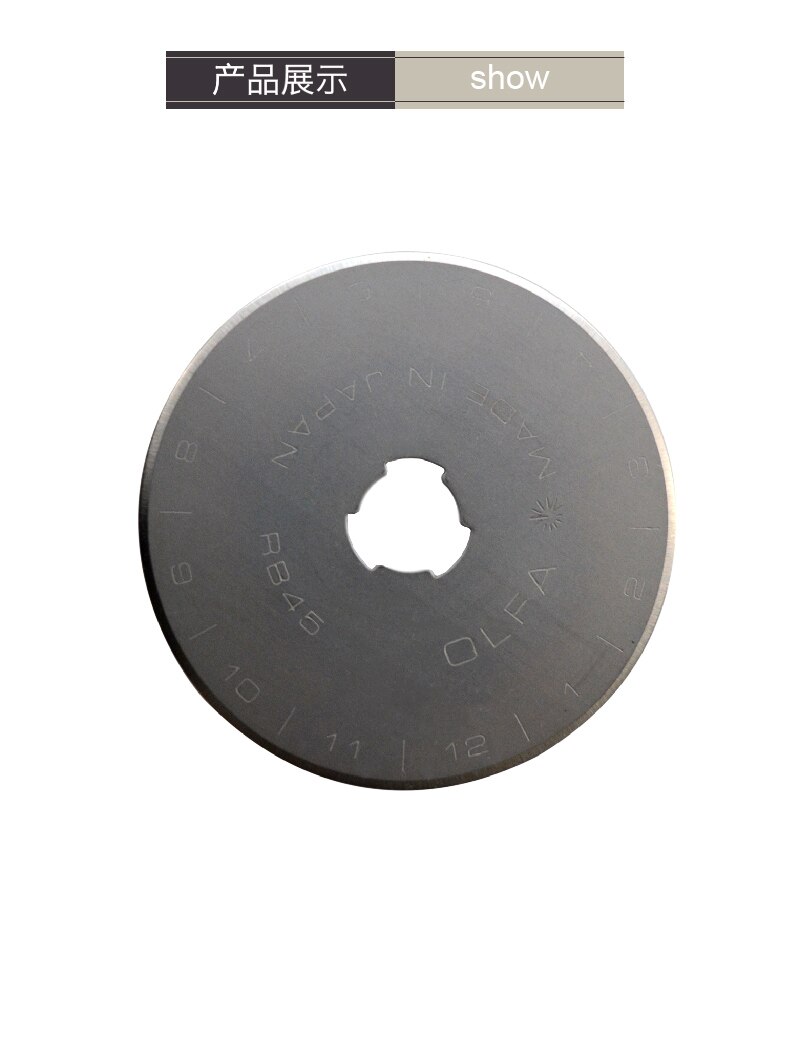 Japan Olfa RB45-10 rotary cutter Blade 45 Mm Diameter Circular Original professionnel knife Hob Blade