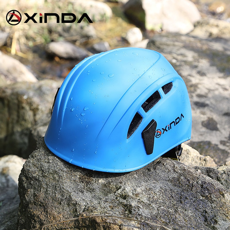 Xinda-casco de escalada en roca al aire libre, equipo de rescate de montaña, espeleología para ampliar la seguridad, trabajo de espeleología