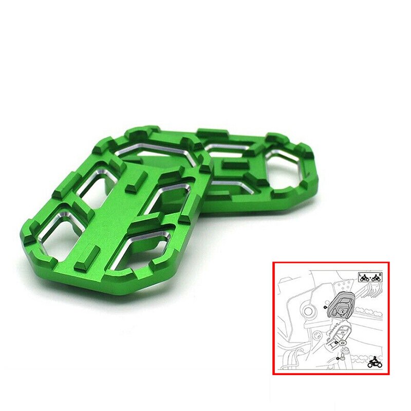 Moto Piede largo piolo Pedane Poggiapiedi per Kawasaki VERSYS-X300 VERSYS 650 VERSYS 1000 2010-2019