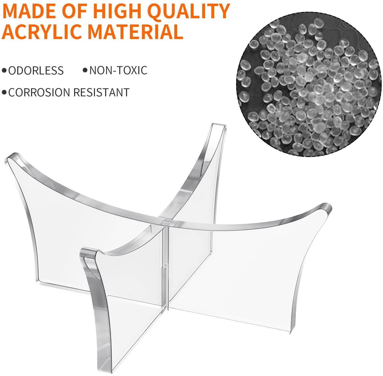 Acrylic Ball Stand Holder,Ball Display Stand for Football Basketball Soccer Ball ,Volleyball Rugby Ball Sports Ball Storage Rack