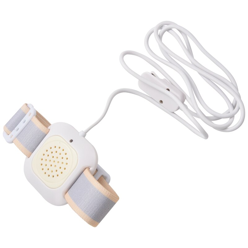 2 pçs profissional e conveniente braço usar cama wetting sensor alarme bebê bedwetting alarme lembrete