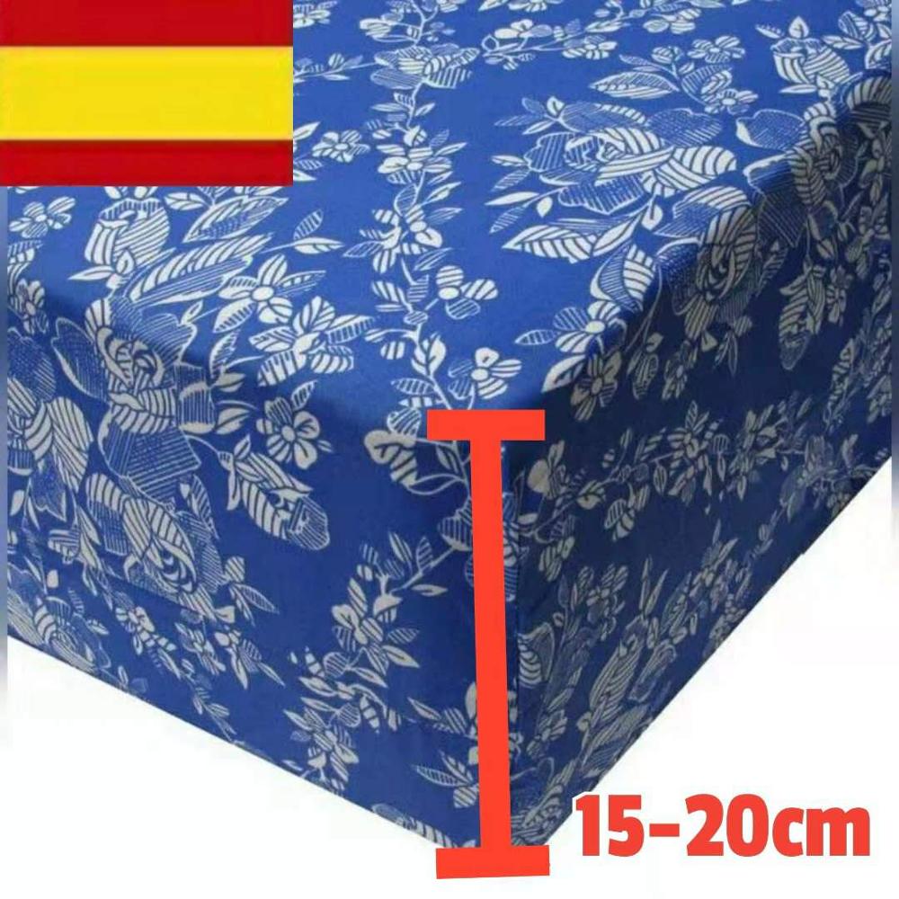 Funda Colchón Azul con Cremallera en L 90cm 105cm 135cm 150cm