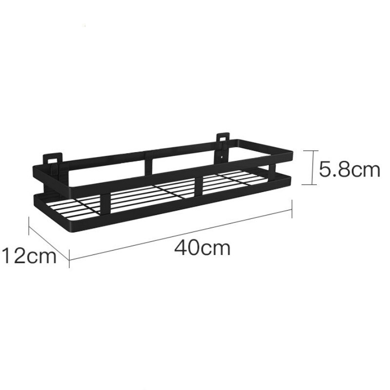 Edelstahl Küche Regal für Lagerung Organizer Zauberstab Regal Gewürz Gestell Schlag Kostenloser Lagerung verwöhnen Gestell für Küche ZM915: 40CM
