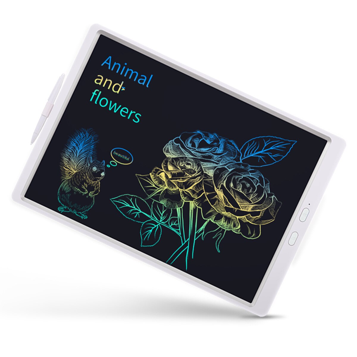 21 Inch Charging Version LCD Handwriting Board Lcd Electronic Blackboard Children's Smart Drawing Board Colored Thick Pen