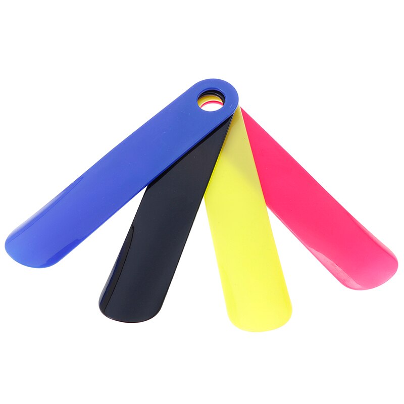 2Pcs 18.5cm Plastic Shoe Horn Spoon Shape Shoe Horns Shoehorn Flexible Shoe Lifter