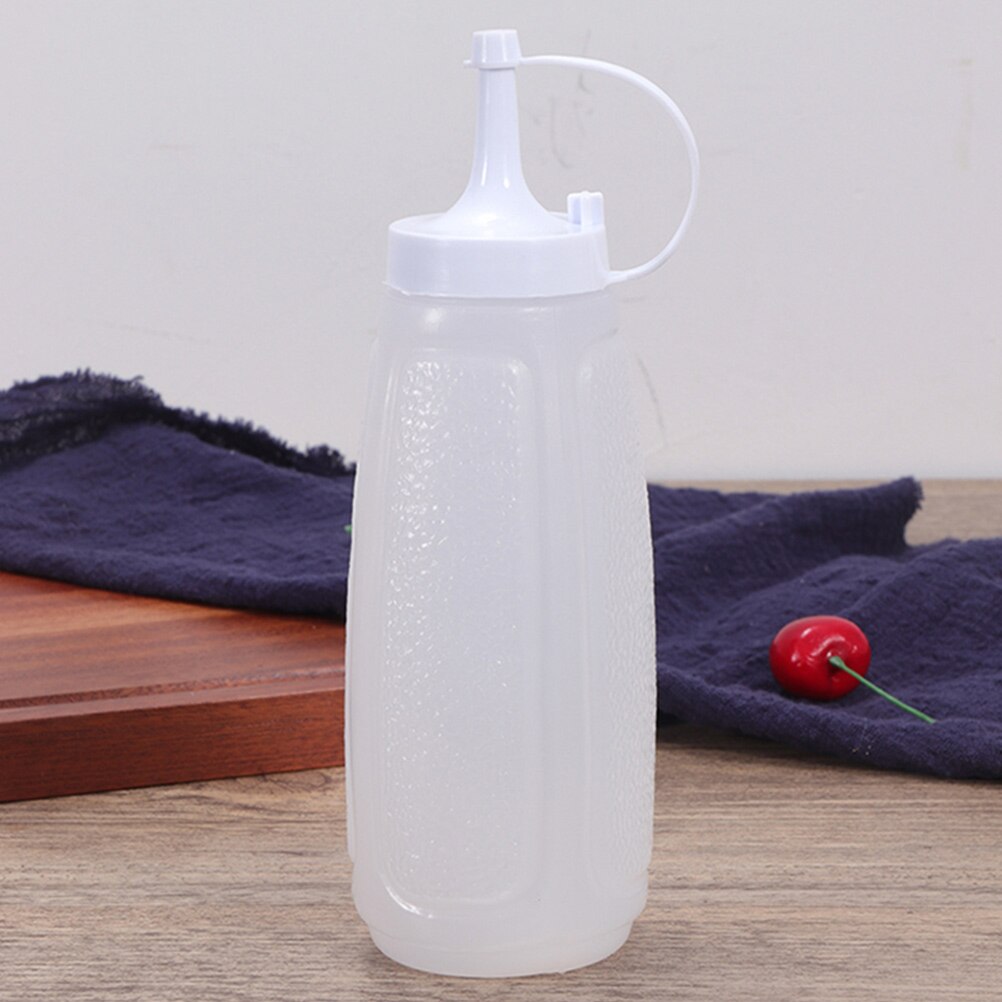 Keczup wyciskany butelka z pokrywką plastikowa musztarda majonez ściskać butelka dozownik