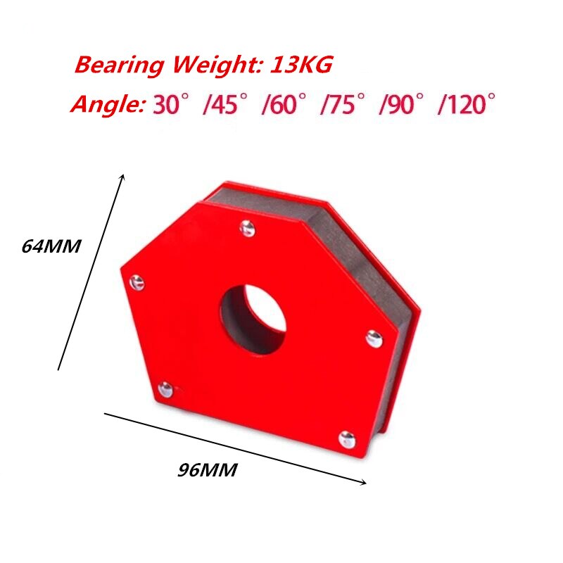 Multiangle Welding Magnetic Tool Positioner Welding Angle Auxiliary Fixing Clip Neodymium Strong Magnet Right Angle Bevel Fixed: E