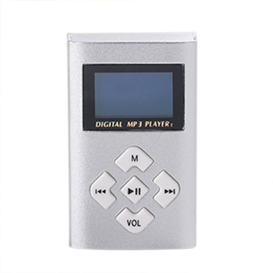 Overmal Slick Stylish USB Mini MP3 Player LCD Screen Support 8GB Lithium Battery Touch Tone Flash Memory < 10 Hours