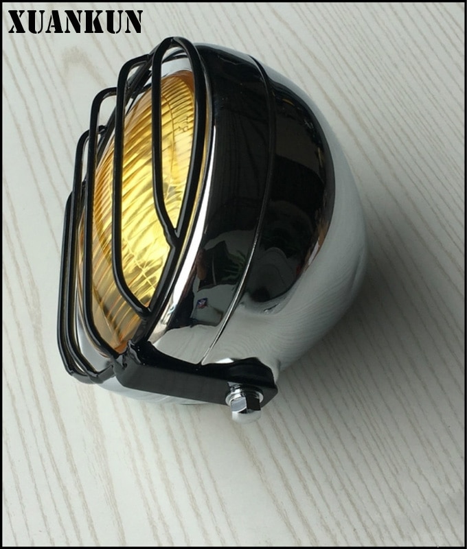 retro motocykl zmodyfikowany GN. EN.400 reflektory pokrywa spawanie ręczne osłona lampy
