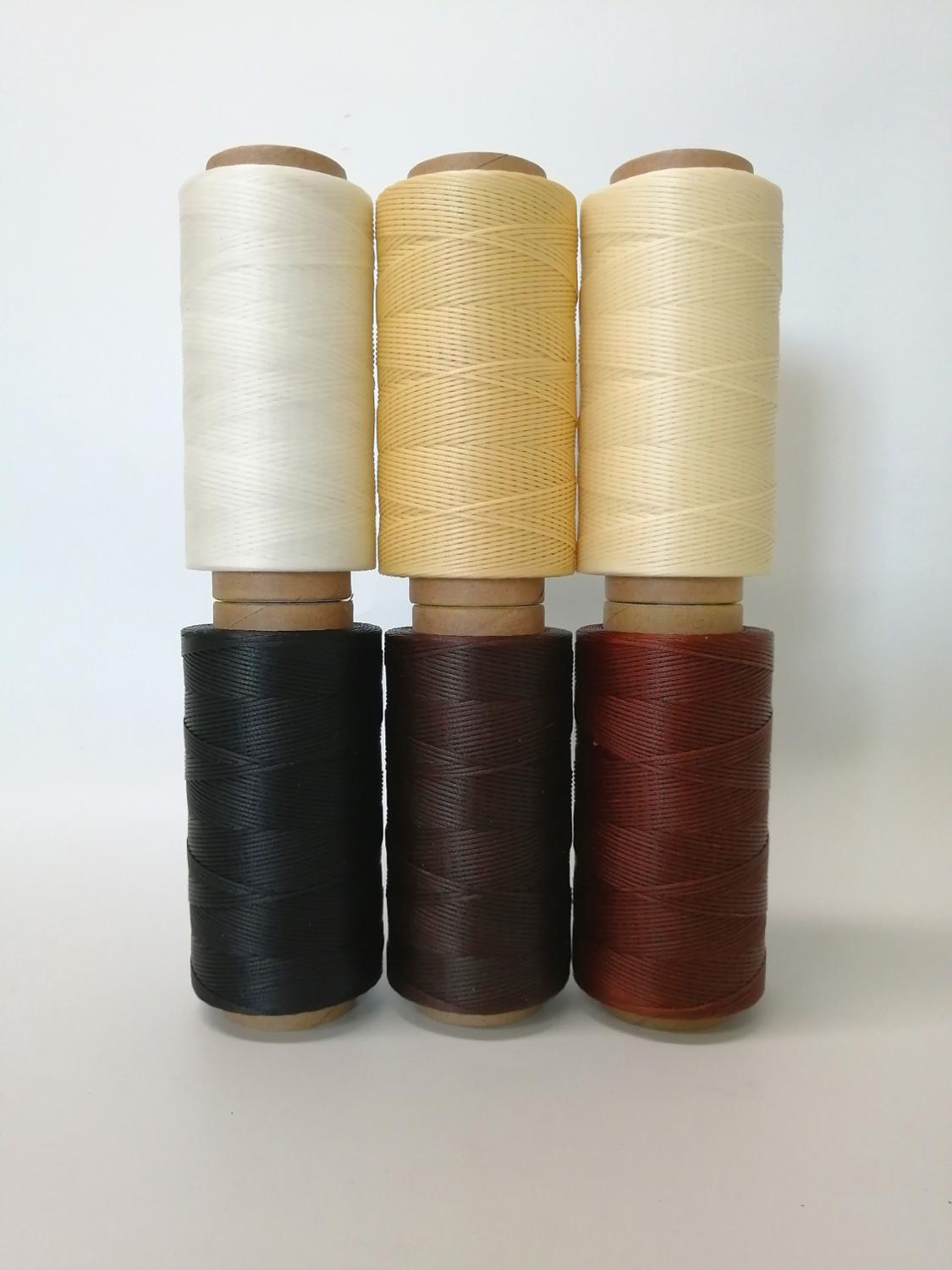 Uitstekende 1mm Polyester Lederen Gewaxt Draad voor Gevlochten Naaien Meest Populaire 6 kleuren voor DIY Hand Werk