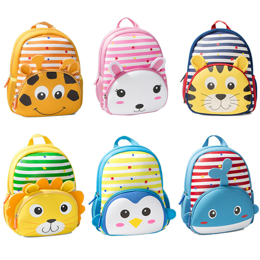 Toddler Kid Boy Girl 3D Cartoon Animal Backpack Children Cute Nursery kindergarten School Bag Rucksack