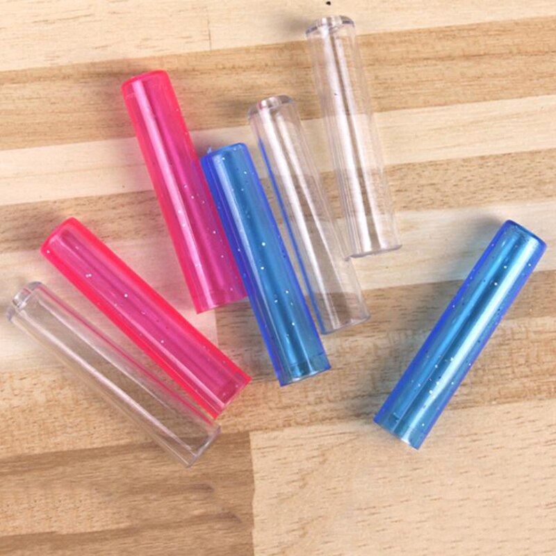 20pcs Pencil Cap Colorful Cute Plastic Pencil Protection Cap Kawaii Stationery Pencil Extender Pen Topper school office supplies