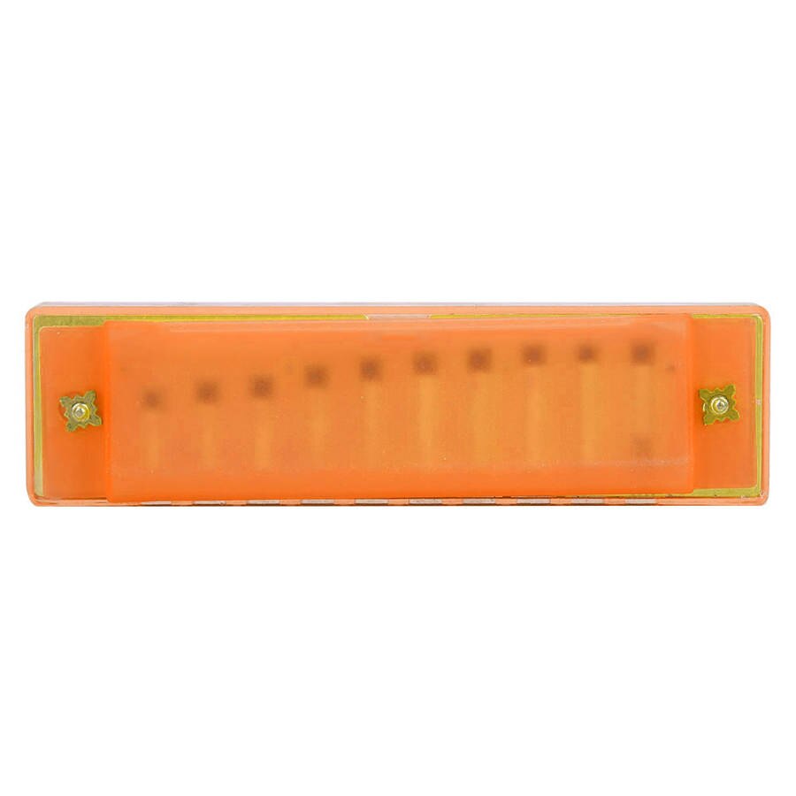 20 Tones Harmonica 10 Holes 20 Tones Harmonica Plastic Harmonica 4.09*1.10*0.79inch Birthday for Kids