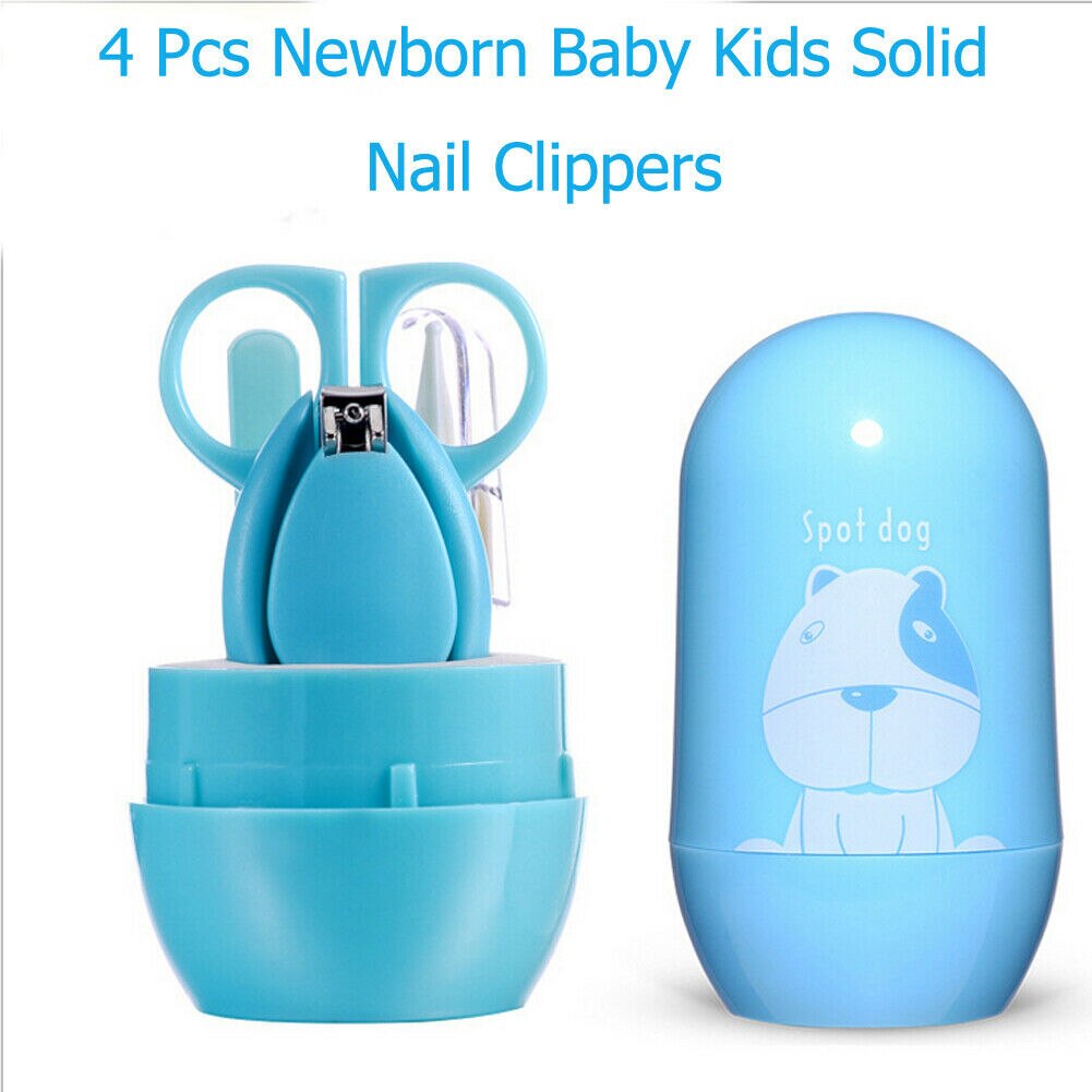 4Pcs Nail Care Baby Nagelvijl Veilig Baby Nagelknipper Voor Pasgeboren Kids Solid Nail Clipper Nail Fileset Gezondheid care Accessoire