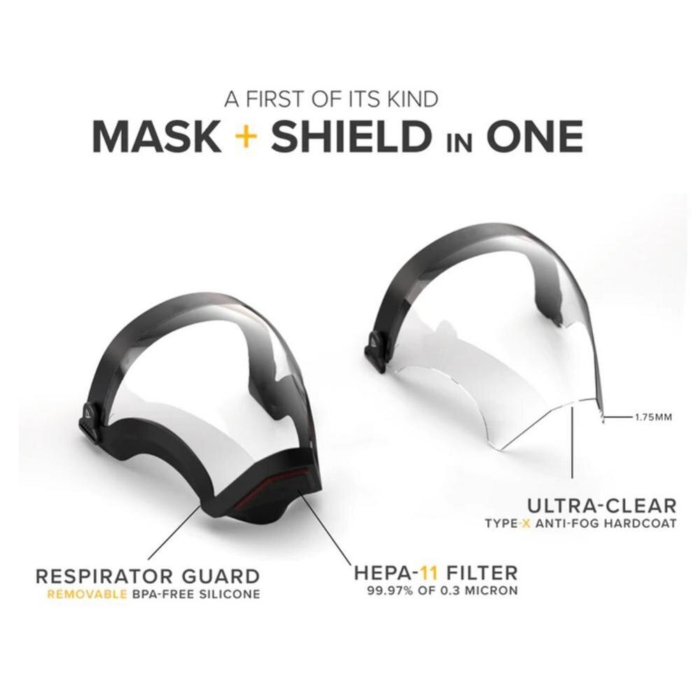 Clear Shield Siliconen Rook Gezicht Cover Olie-Proof Gezicht Shield Voor Volwassenen Kichen Accessoires Shield Masker Voor Gezicht Keuken gereedschap